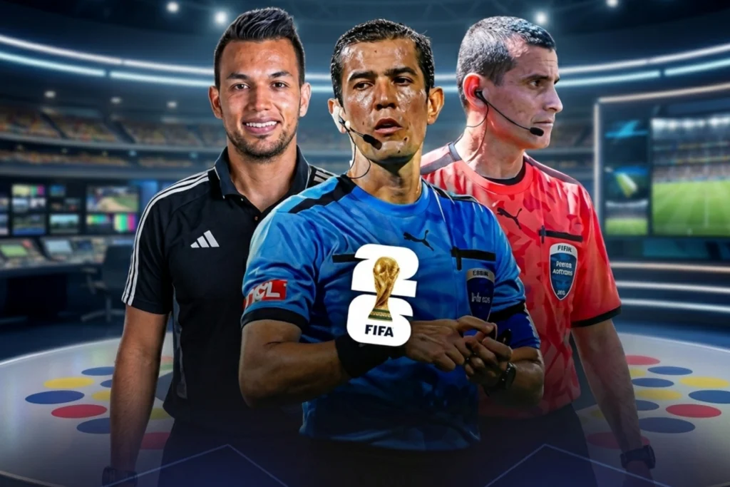Árbitros colombianos estarán en el Mundial 2026: estos son los elegidos